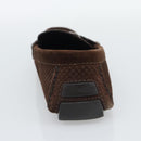 LOUIS VUITTON Monte Carlo line Driving Shoes Brown LV Auth 192495A-15