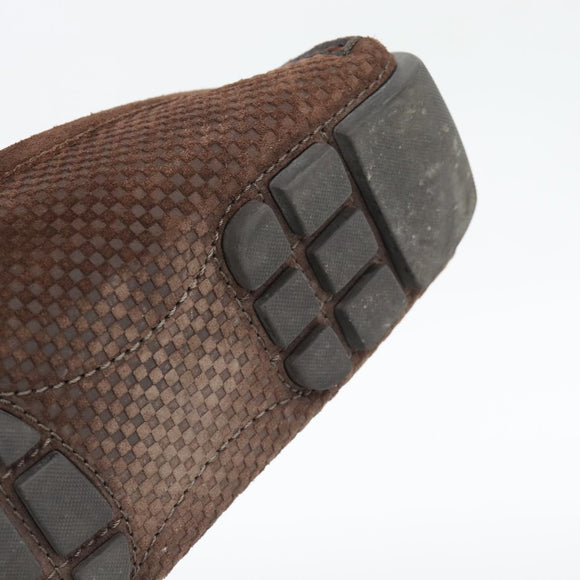 LOUIS VUITTON Monte Carlo line Driving Shoes Brown LV Auth 192495A
