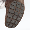 LOUIS VUITTON Monte Carlo line Driving Shoes Brown LV Auth 192495A-18