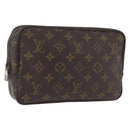 LOUIS VUITTON Monogram Trousse Toilette 23 Clutch Bag M47524 LV Auth 192496-1