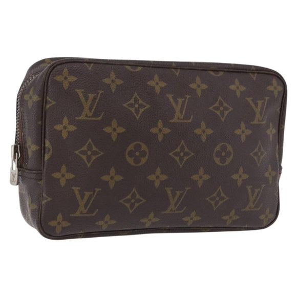 LOUIS VUITTON Monogram Trousse Toilette 23 Clutch Bag M47524 LV Auth 192496