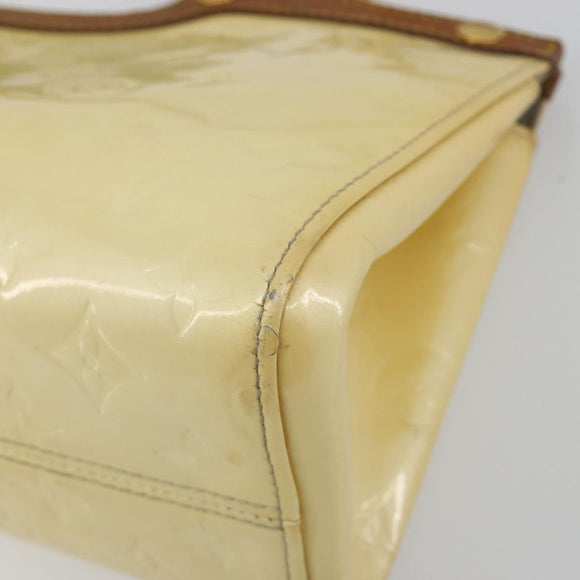 LOUIS VUITTON Monogram Vernis Roxbury Drive Hand Bag Perle M91374 LV Auth 192500