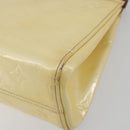 LOUIS VUITTON Monogram Vernis Roxbury Drive Hand Bag Perle M91374 LV Auth 192500-18