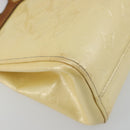 LOUIS VUITTON Monogram Vernis Roxbury Drive Hand Bag Perle M91374 LV Auth 192500-19