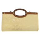 LOUIS VUITTON Monogram Vernis Roxbury Drive Hand Bag Perle M91374 LV Auth 192500-13
