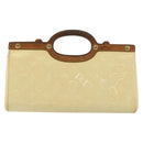 LOUIS VUITTON Monogram Vernis Roxbury Drive Hand Bag Perle M91374 LV Auth 192500-2
