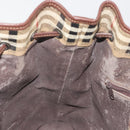Burberrys Nova Check purse Shoulder Bag PVC Beige Gold Auth 192502-20