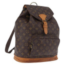 LOUIS VUITTON Monogram Montsouris GM Backpack M51135 LV Auth 192512-1