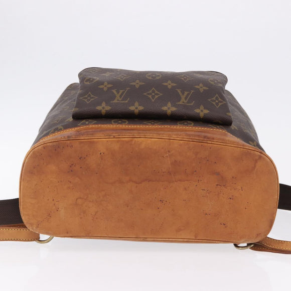 LOUIS VUITTON Monogram Montsouris GM Backpack M51135 LV Auth 192512