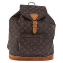 LOUIS VUITTON Monogram Montsouris GM Backpack M51135 LV Auth 192512-13