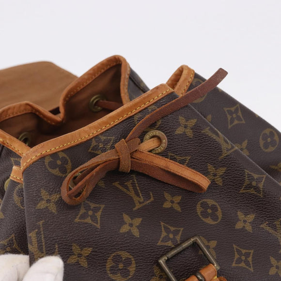LOUIS VUITTON Monogram Montsouris GM Backpack M51135 LV Auth 192512