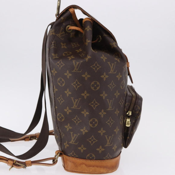 LOUIS VUITTON Monogram Montsouris GM Backpack M51135 LV Auth 192512