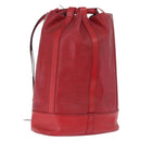 LOUIS VUITTON Epi Randonnee GM Shoulder Bag Red M43087 LV Auth 192514-1