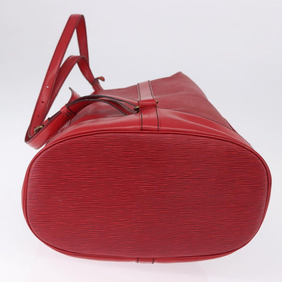 LOUIS VUITTON Epi Randonnee GM Shoulder Bag Red M43087 LV Auth 192514