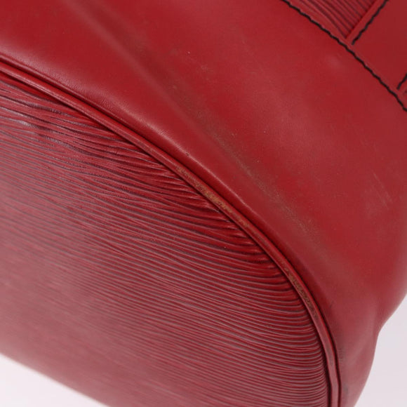LOUIS VUITTON Epi Randonnee GM Shoulder Bag Red M43087 LV Auth 192514