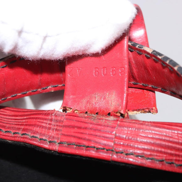LOUIS VUITTON Epi Randonnee GM Shoulder Bag Red M43087 LV Auth 192514