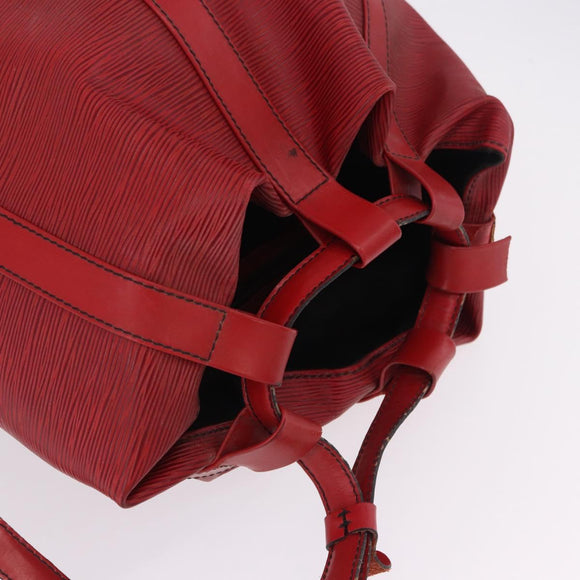 LOUIS VUITTON Epi Randonnee GM Shoulder Bag Red M43087 LV Auth 192514