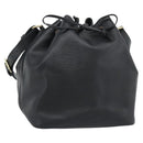 LOUIS VUITTON Epi Petit Noe Shoulder Bag Black M44102 LV Auth 192515-1