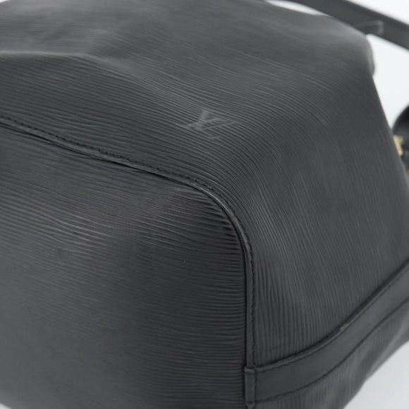 LOUIS VUITTON Epi Petit Noe Shoulder Bag Black M44102 LV Auth 192515