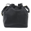 LOUIS VUITTON Epi Petit Noe Shoulder Bag Black M44102 LV Auth 192515-2