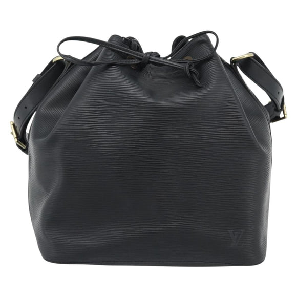 LOUIS VUITTON Epi Petit Noe Shoulder Bag Black M44102 LV Auth 192515