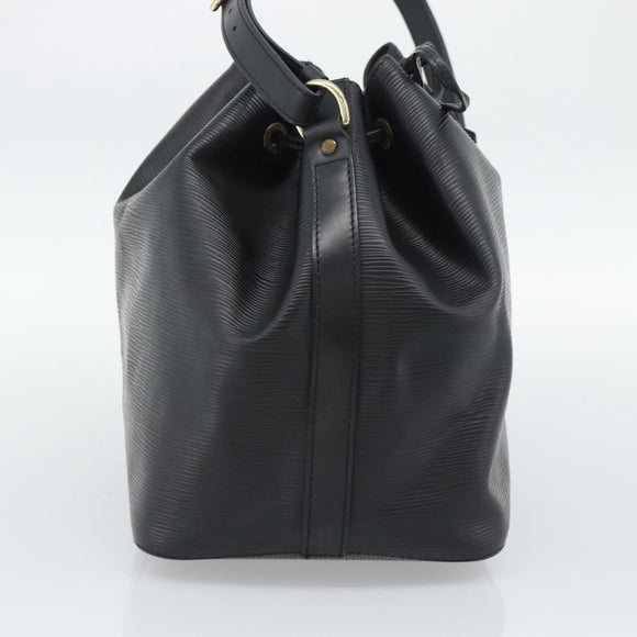 LOUIS VUITTON Epi Petit Noe Shoulder Bag Black M44102 LV Auth 192515