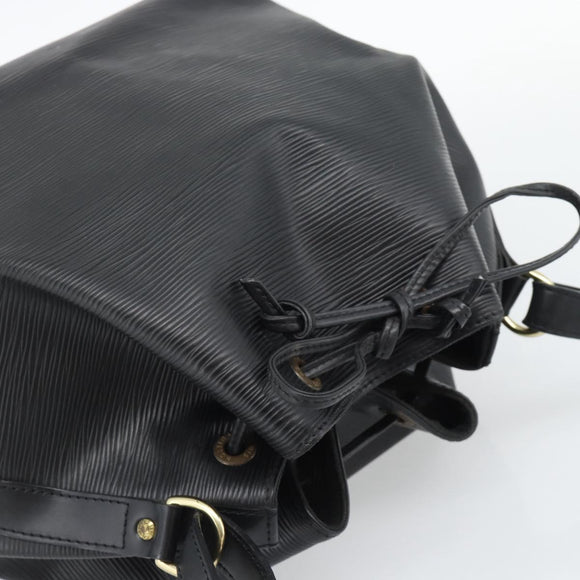LOUIS VUITTON Epi Petit Noe Shoulder Bag Black M44102 LV Auth 192515