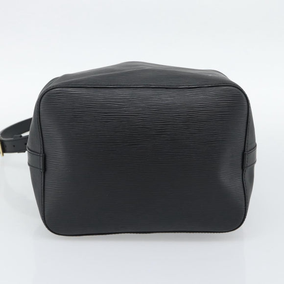 LOUIS VUITTON Epi Petit Noe Shoulder Bag Black M44102 LV Auth 192515