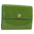 LOUIS VUITTON Monogram Vernis Ludlow Coin Purse Vert Tonic M93631 LV Auth 192520-1