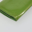 LOUIS VUITTON Monogram Vernis Ludlow Coin Purse Vert Tonic M93631 LV Auth 192520-16