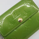 LOUIS VUITTON Monogram Vernis Ludlow Coin Purse Vert Tonic M93631 LV Auth 192520-17