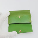 LOUIS VUITTON Monogram Vernis Ludlow Coin Purse Vert Tonic M93631 LV Auth 192520-8