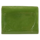 LOUIS VUITTON Monogram Vernis Ludlow Coin Purse Vert Tonic M93631 LV Auth 192520-2