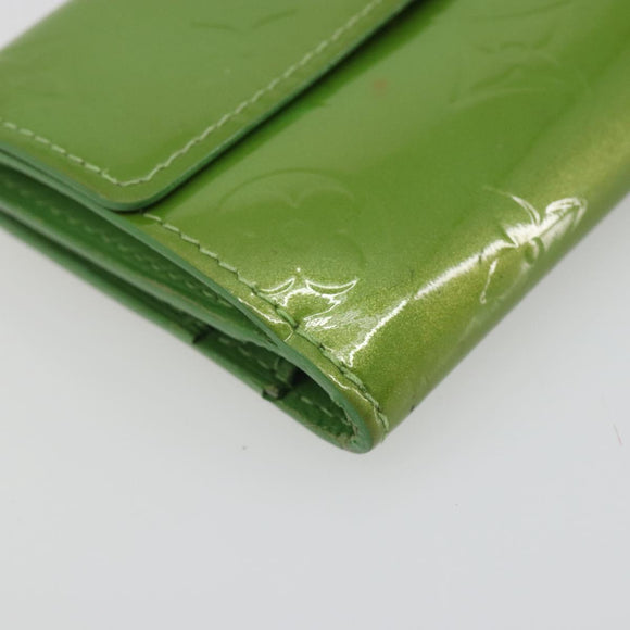 LOUIS VUITTON Monogram Vernis Ludlow Coin Purse Vert Tonic M93631 LV Auth 192520