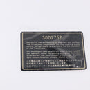CHANEL Trifold Wallet Lamb Skin Black Gold CC Auth 192521V-11