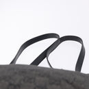 GUCCI GG Canvas Tote Bag Black Silver 31244 Auth 192522-14