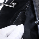 GUCCI GG Canvas Tote Bag Black Silver 31244 Auth 192522-12