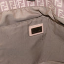FENDI Zucchino Canvas Tote Bag Pink Gold Auth 192523-19