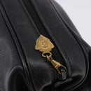 GUCCI Shoulder Bag Leather Black Gold 007 115 5770 Auth 192525-10