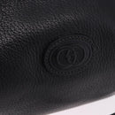 GUCCI Shoulder Bag Leather Black Gold 007 115 5770 Auth 192525-17