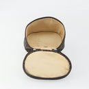 FENDI Zucca Canvas Vanity Bag Brown Black Auth 192527-15