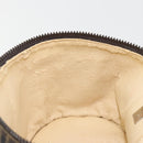 FENDI Zucca Canvas Vanity Bag Brown Black Auth 192527-20