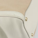 PRADA Hand Bag Canvas Beige Gold Auth 192530A-11
