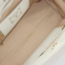 PRADA Hand Bag Canvas Beige Gold Auth 192530A-18