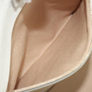 PRADA Hand Bag Canvas Beige Gold Auth 192530A-22