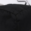 PRADA Purse Shoulder Bag Nylon Leather Black Silver Auth 192532-13