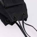PRADA Purse Shoulder Bag Nylon Leather Black Silver Auth 192532-6