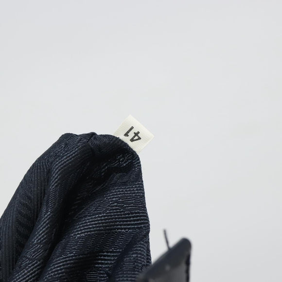 PRADA Backpack Nylon Light Blue Silver Auth 192533