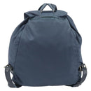 PRADA Backpack Nylon Light Blue Silver Auth 192533-2