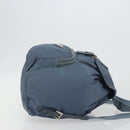 PRADA Backpack Nylon Light Blue Silver Auth 192533-3